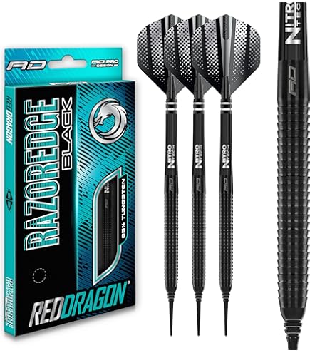 Harrows Noble Steel Tip Dart Set – 90% Tungsten, 3 Supergrip